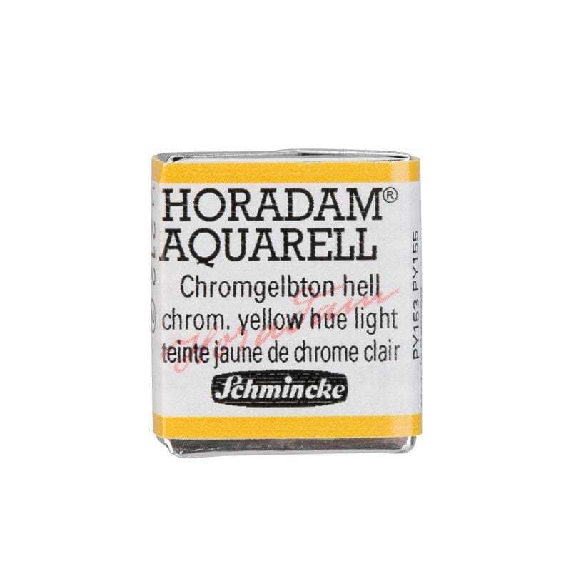 Schmincke Horadam Aquarell pans Schmincke Horadam ½ pan Chrom yellow hue light