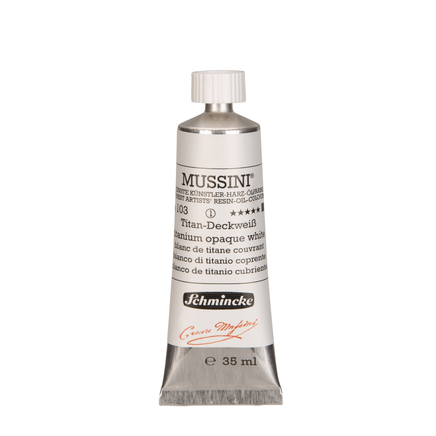 Schmincke Mussini 35ml Titanium Opaque White