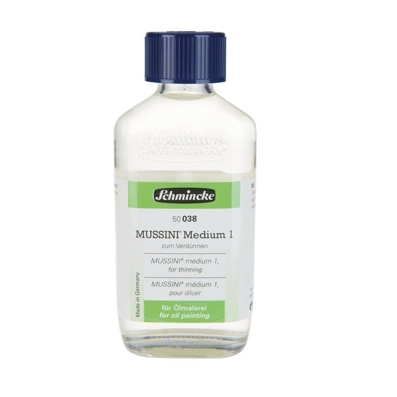 Schmincke Tilbehør Schmincke Medium 200 ml Mussini Medium 1