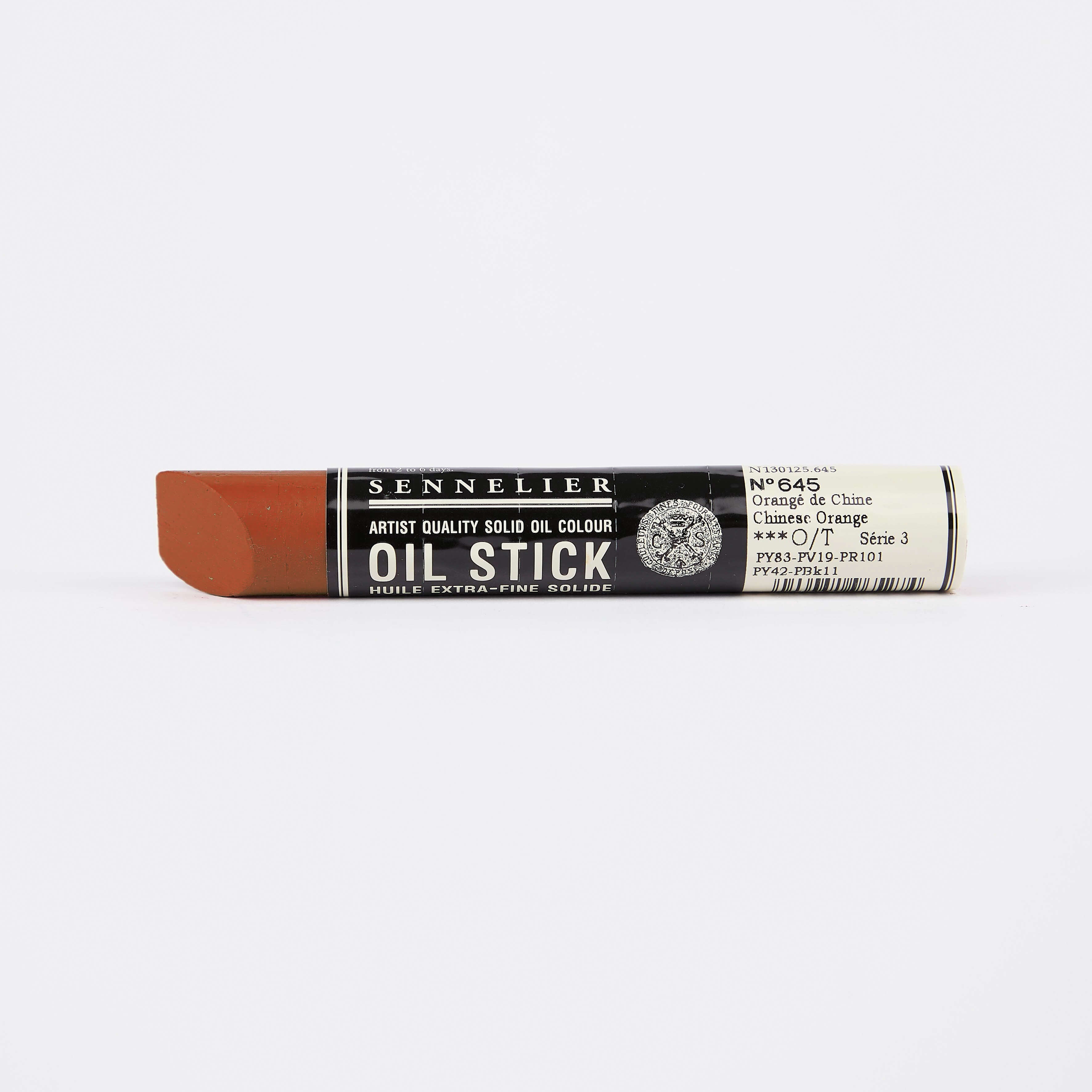 Sennelier Oil stick Chinese Orange