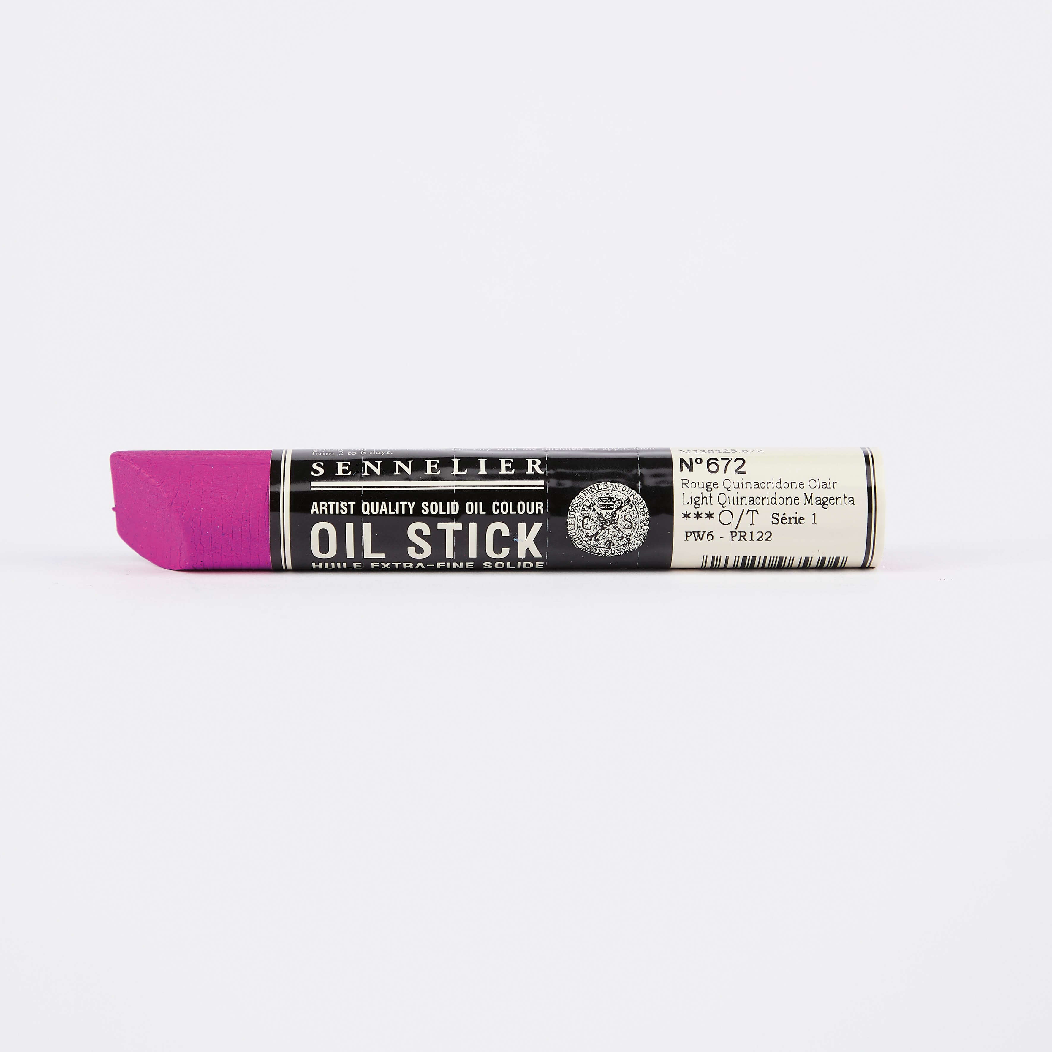 Sennelier Oil stick Light Quinacridone Magenta