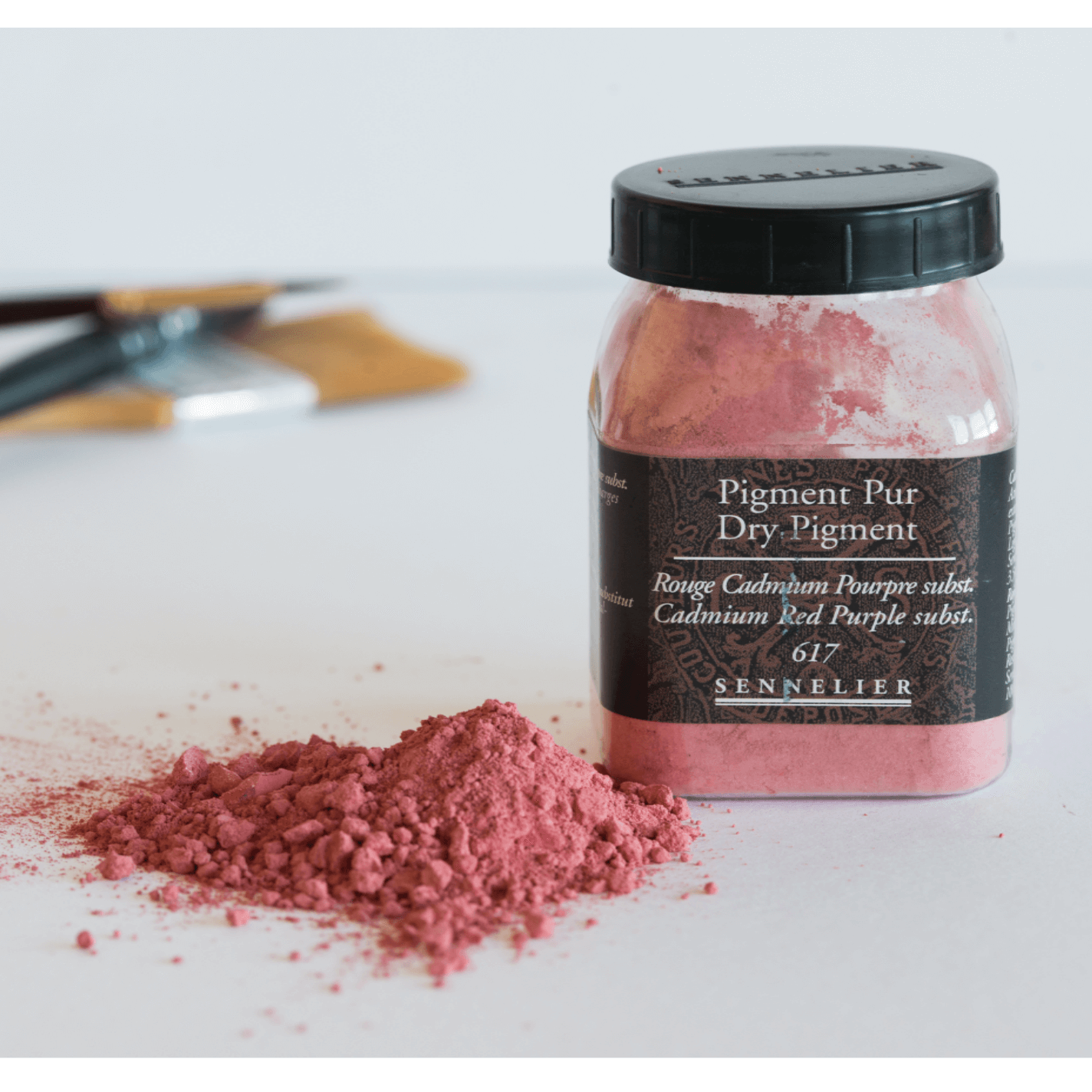 Sennelier Pigment 100g Cad. Red Purple Sub.