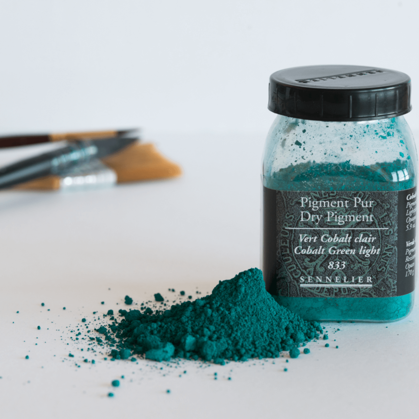 Sennelier Pigment 120g Cobalt Green Light