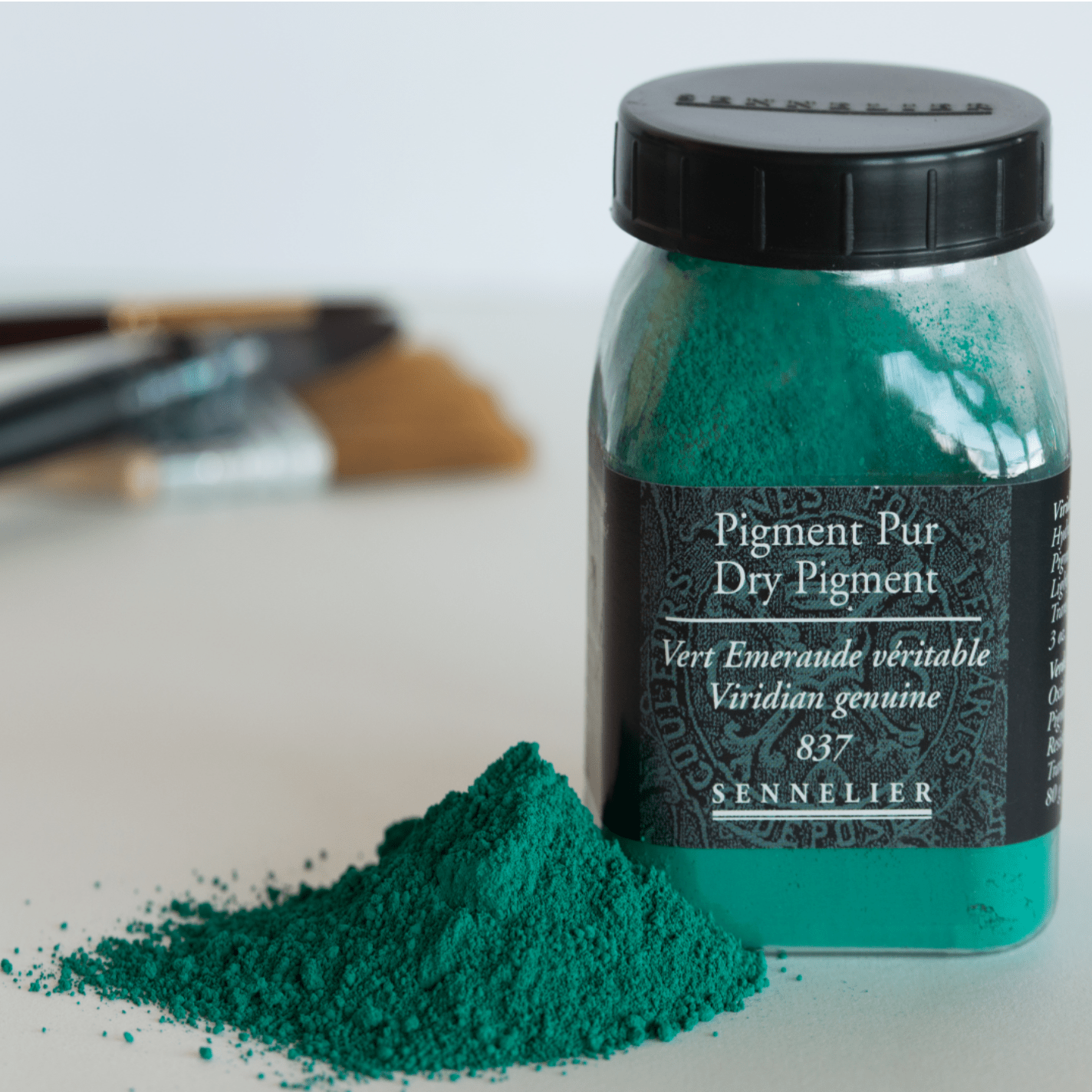 Sennelier Pigment 80g Viridian (genuine)