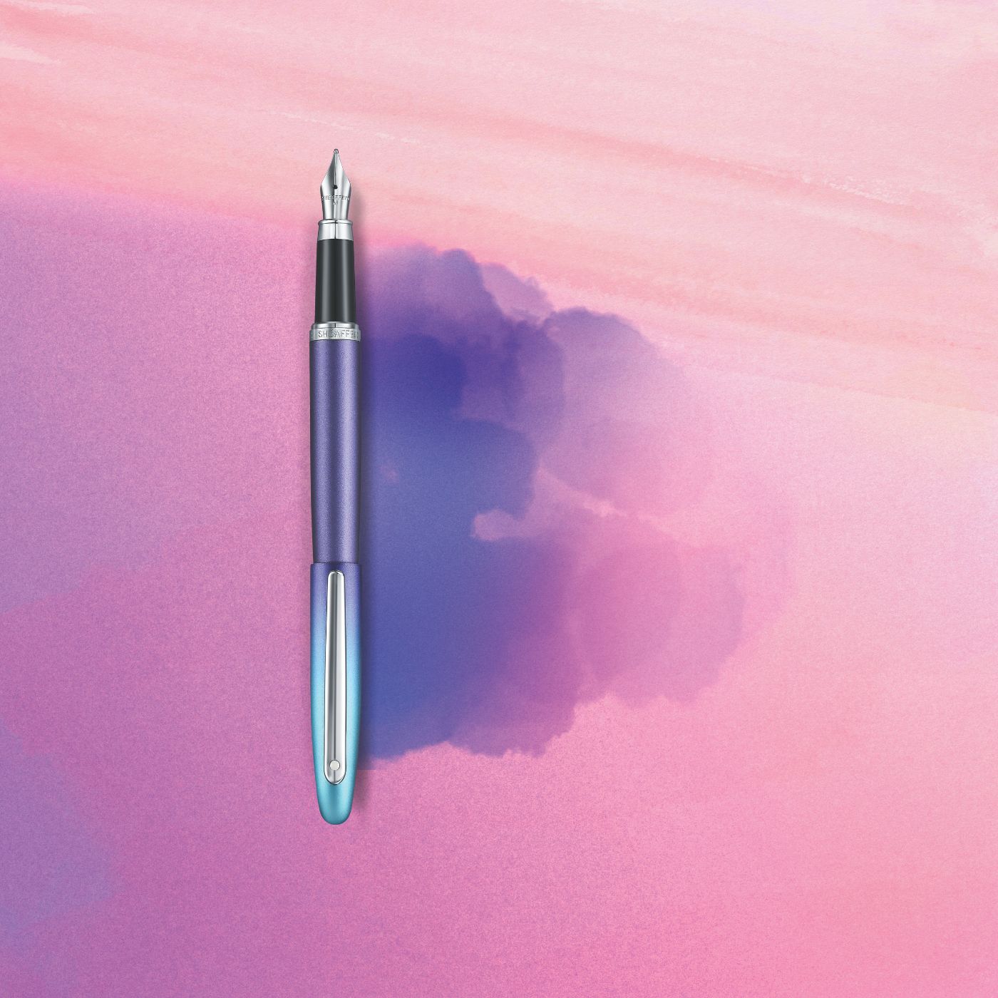 Sheaffer VFM Expressions blå/lilla gradient med kromdetaljer