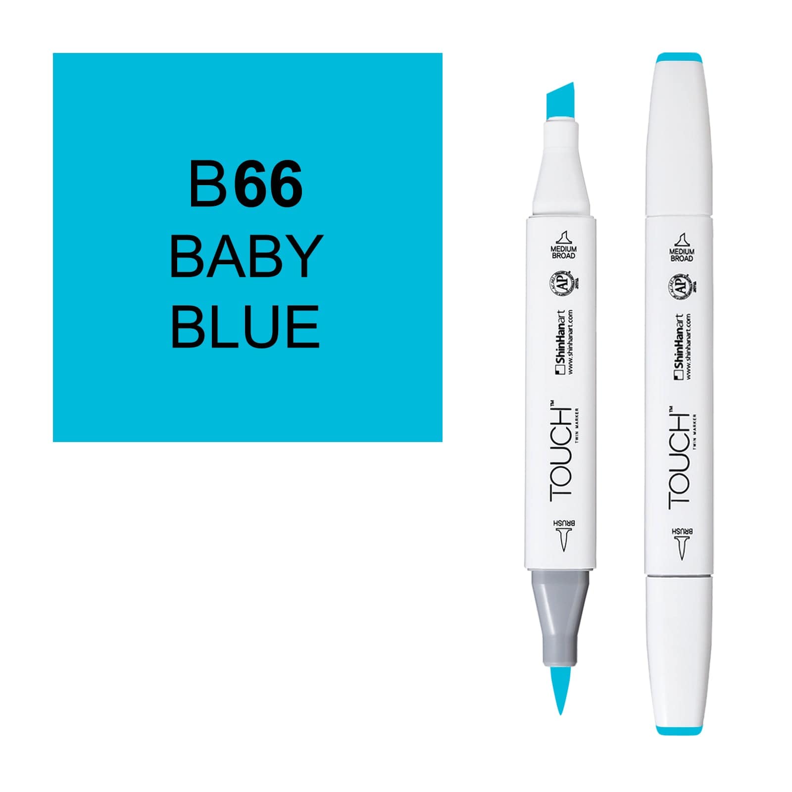 ShinHanart Touch Twin Brush Markers Baby blue
