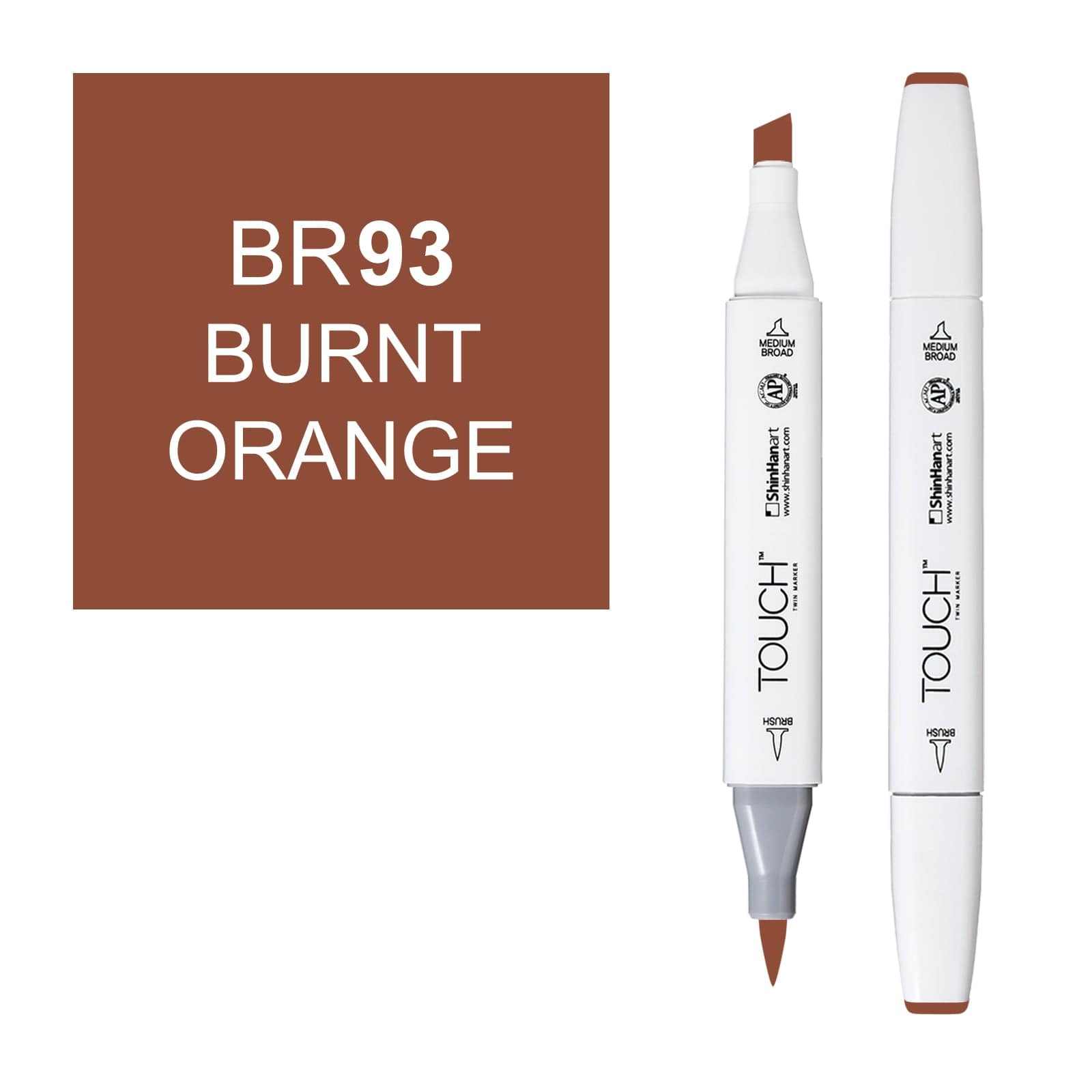 ShinHanart Touch Twin Brush Markers Burnt orange
