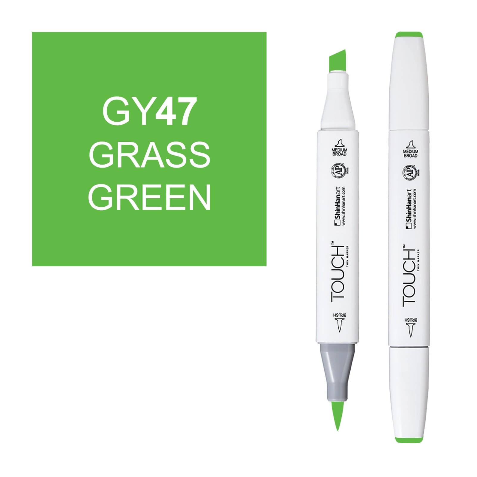 ShinHanart Touch Twin Brush Markers Grass green
