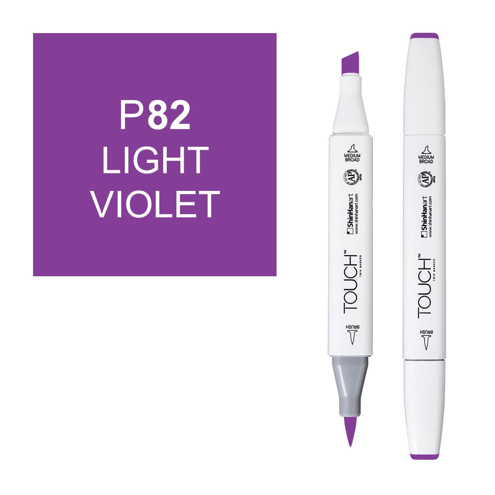 ShinHanart Touch Twin Brush Markers Light violet