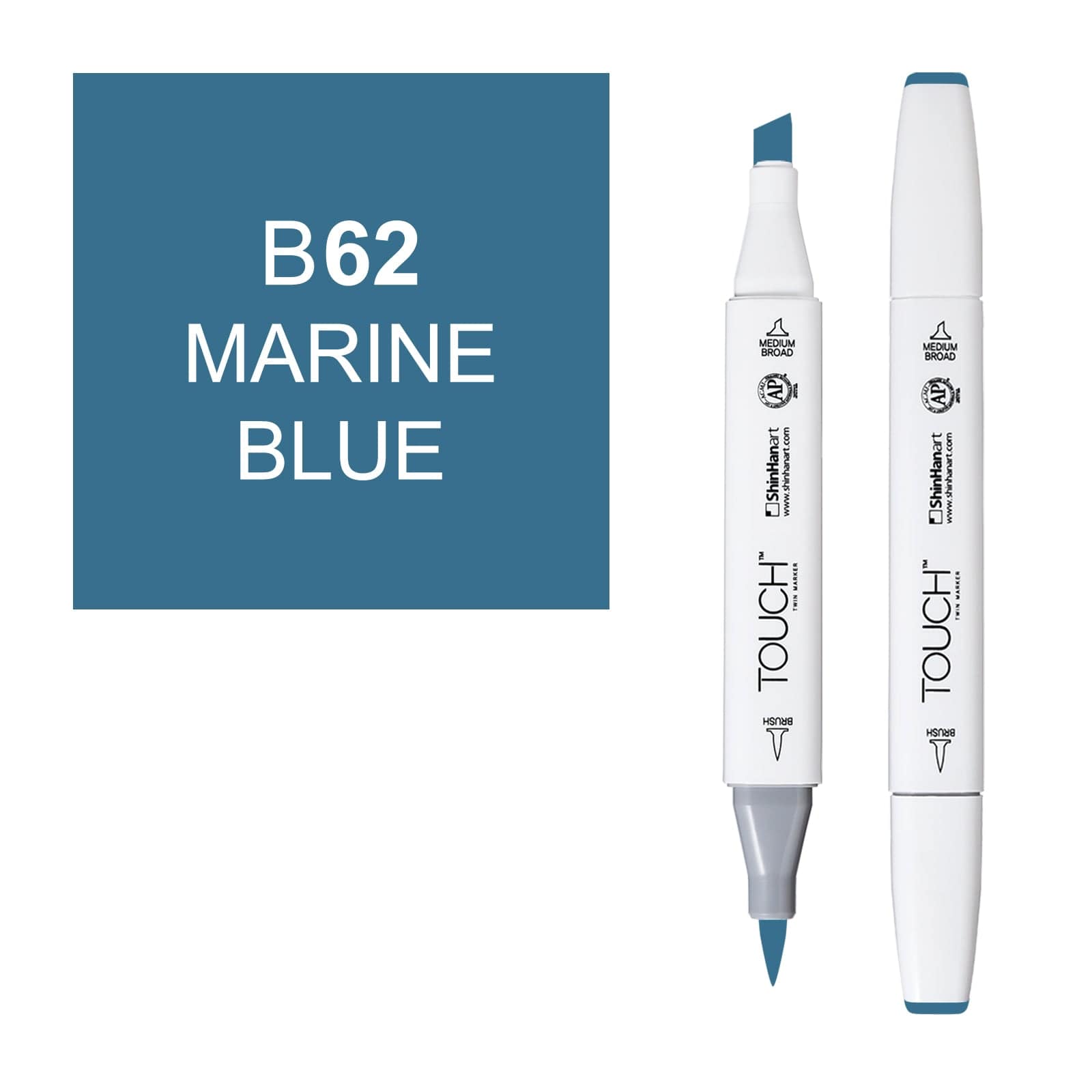 ShinHanart Touch Twin Brush Markers Marine blue