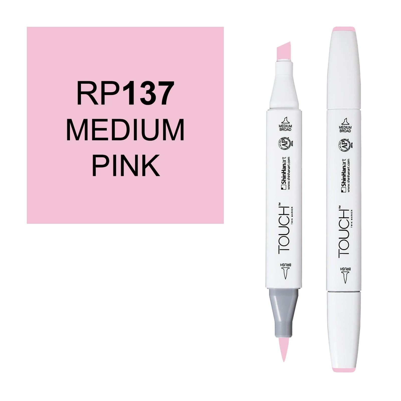 ShinHanart Touch Twin Brush Markers Medium pink