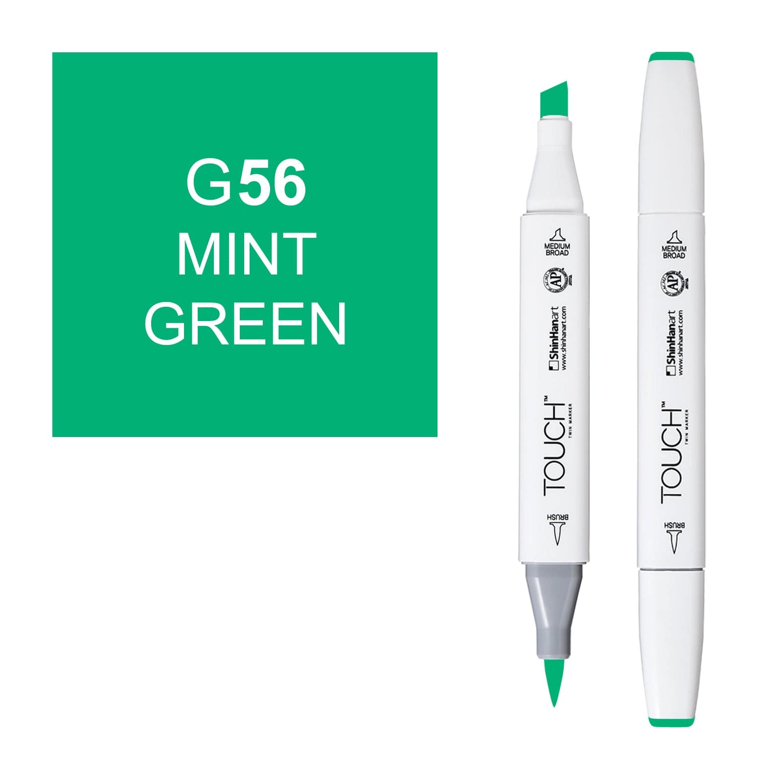 ShinHanart Touch Twin Brush Markers Mint green
