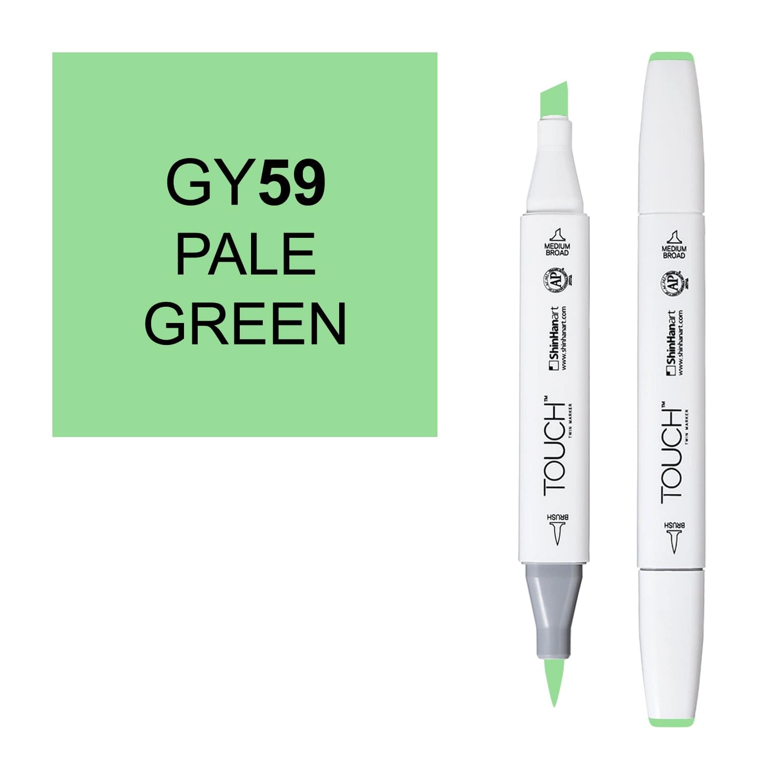 ShinHanart Touch Twin Brush Markers Pale green