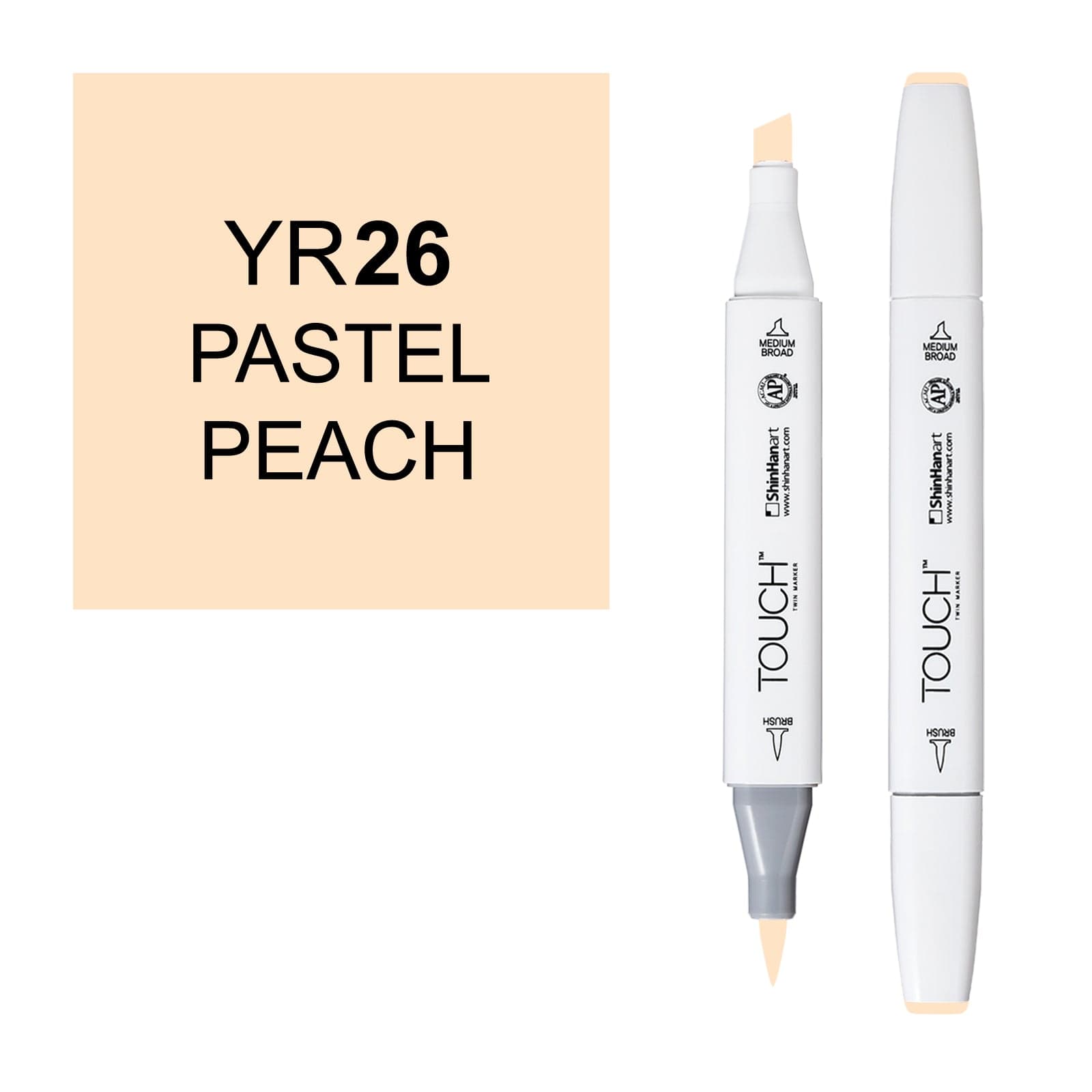 ShinHanart Touch Twin Brush Markers pastel peach