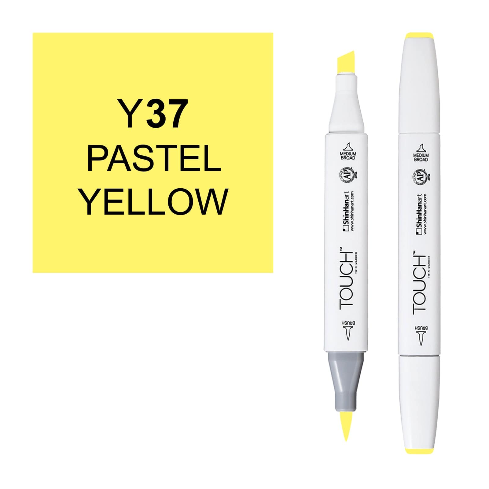 ShinHanart Touch Twin Brush Markers Pastel yellow
