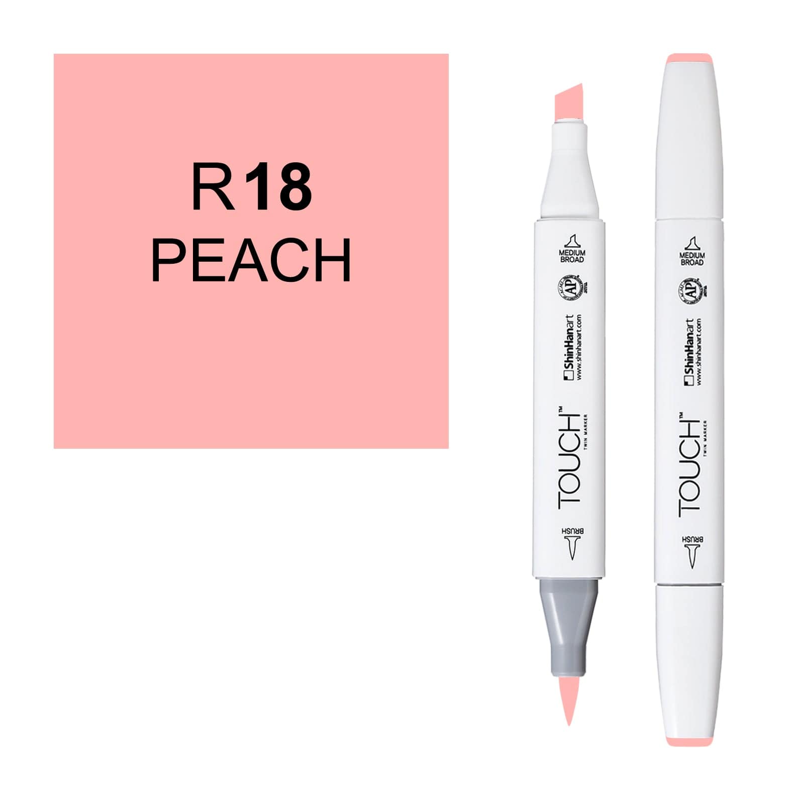 ShinHanart Touch Twin Brush Markers Peach