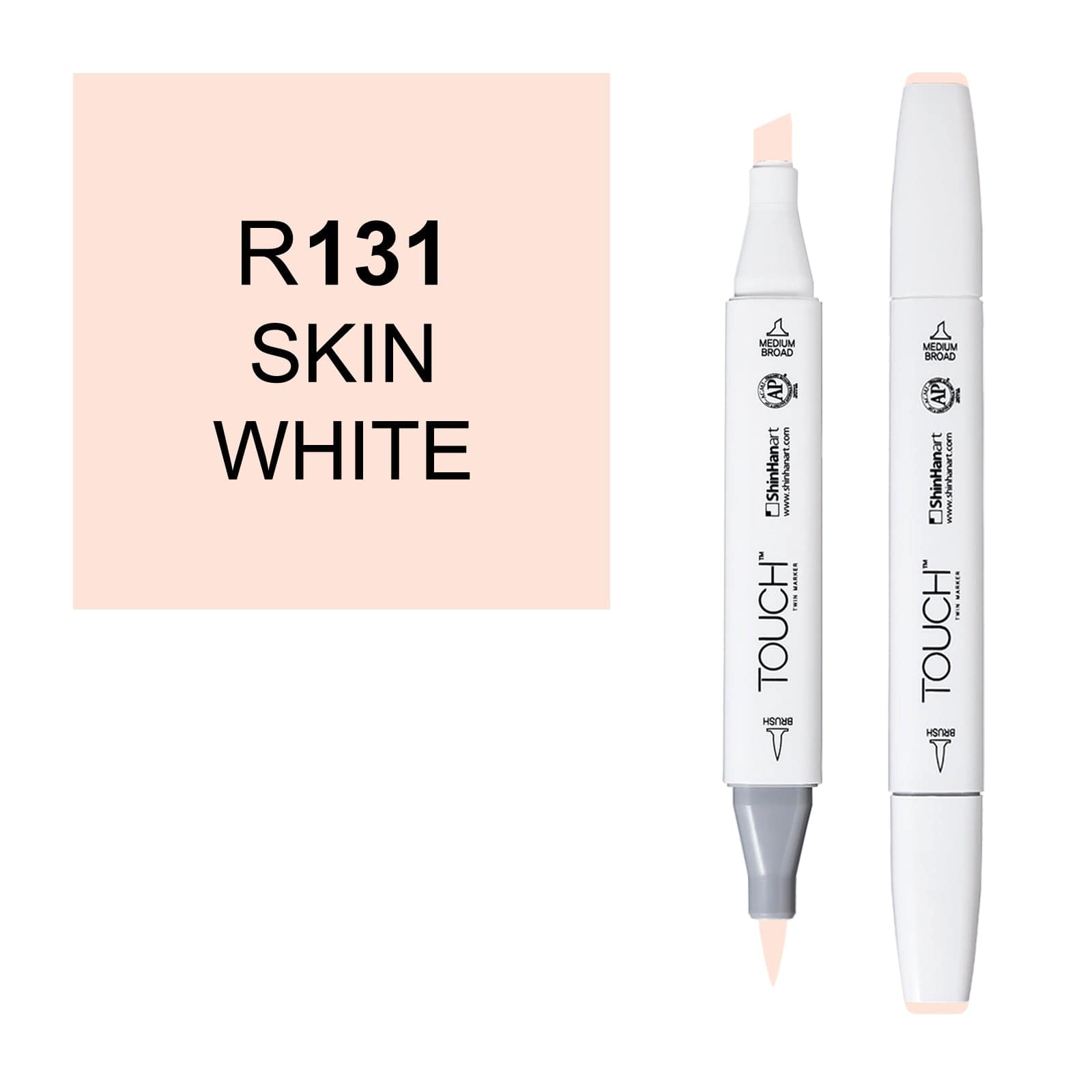 ShinHanart Touch Twin Brush Markers Skin white