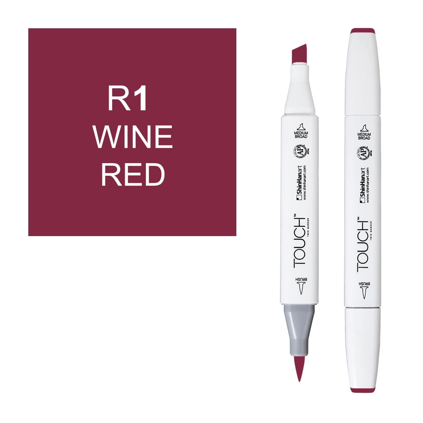 ShinHanart Touch Twin Brush Markers Wine red