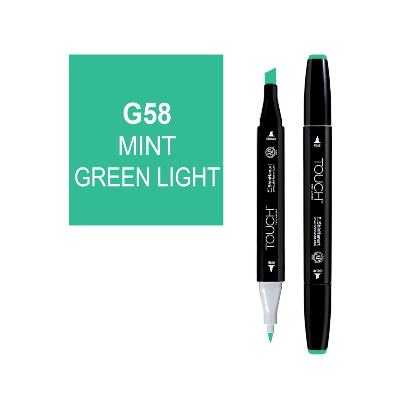 ShinHanart Touch twin marker Mint Green Light