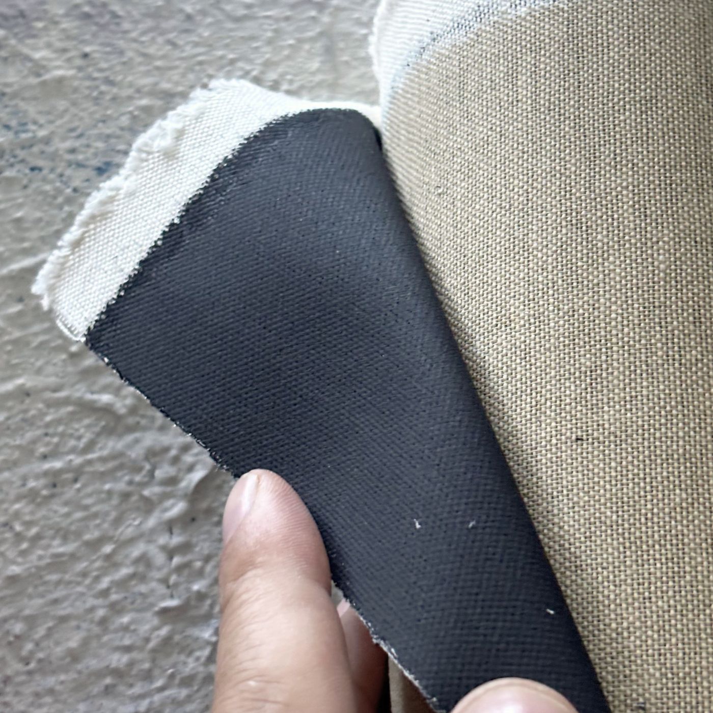 Stellings Lærred SORT nr. 600 - hel rulle - 68% bomuld 30% polyester
