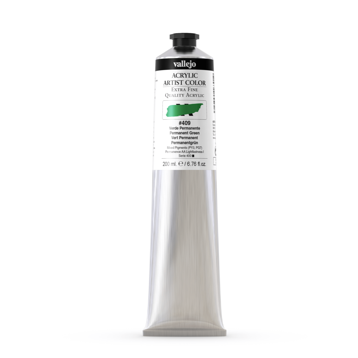 Vallejo Artist 200ml Permanent Green