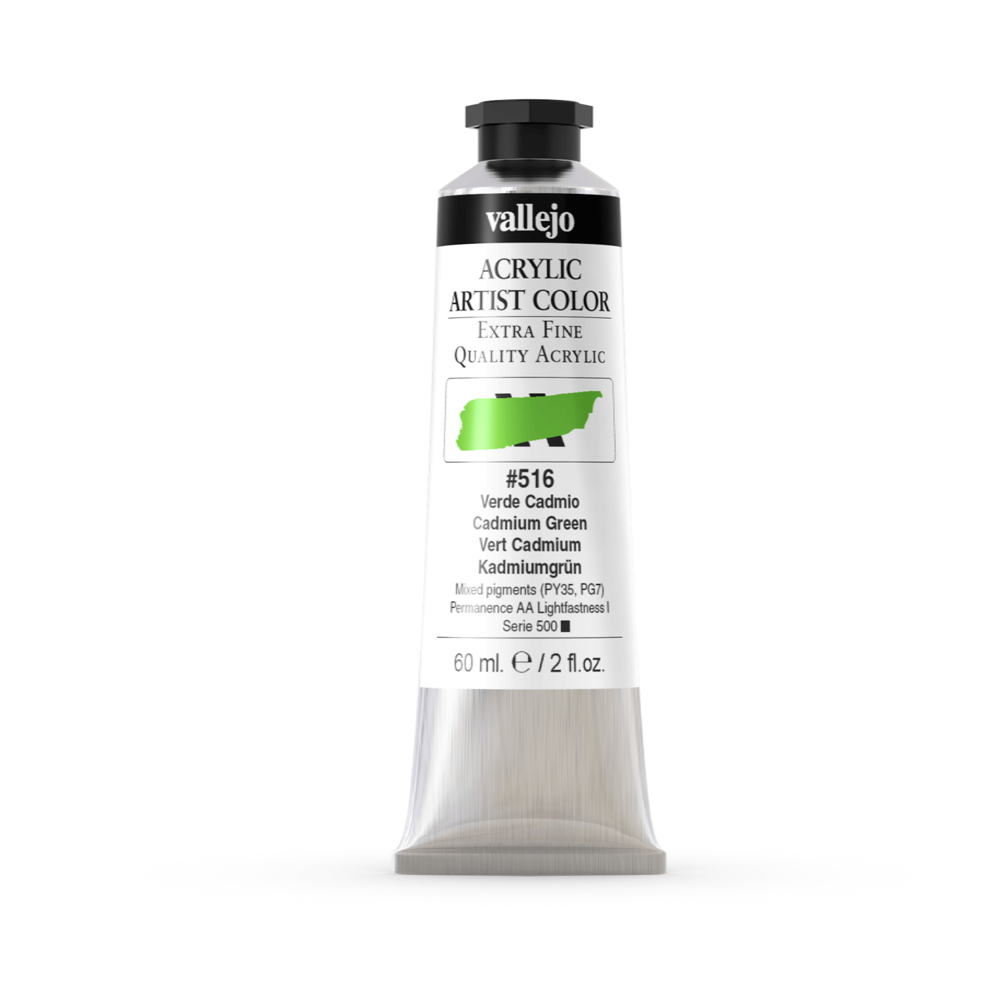 Vallejo Artist 60ml Cadmium Green