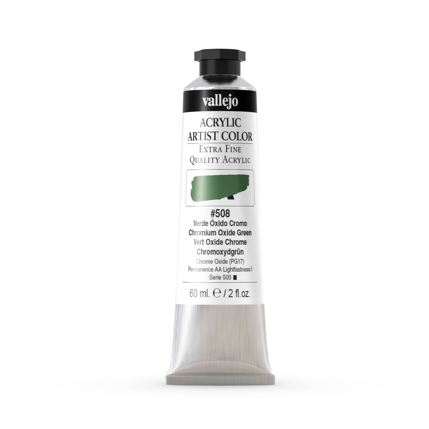 Vallejo Artist 60ml Chromium Oxide Green