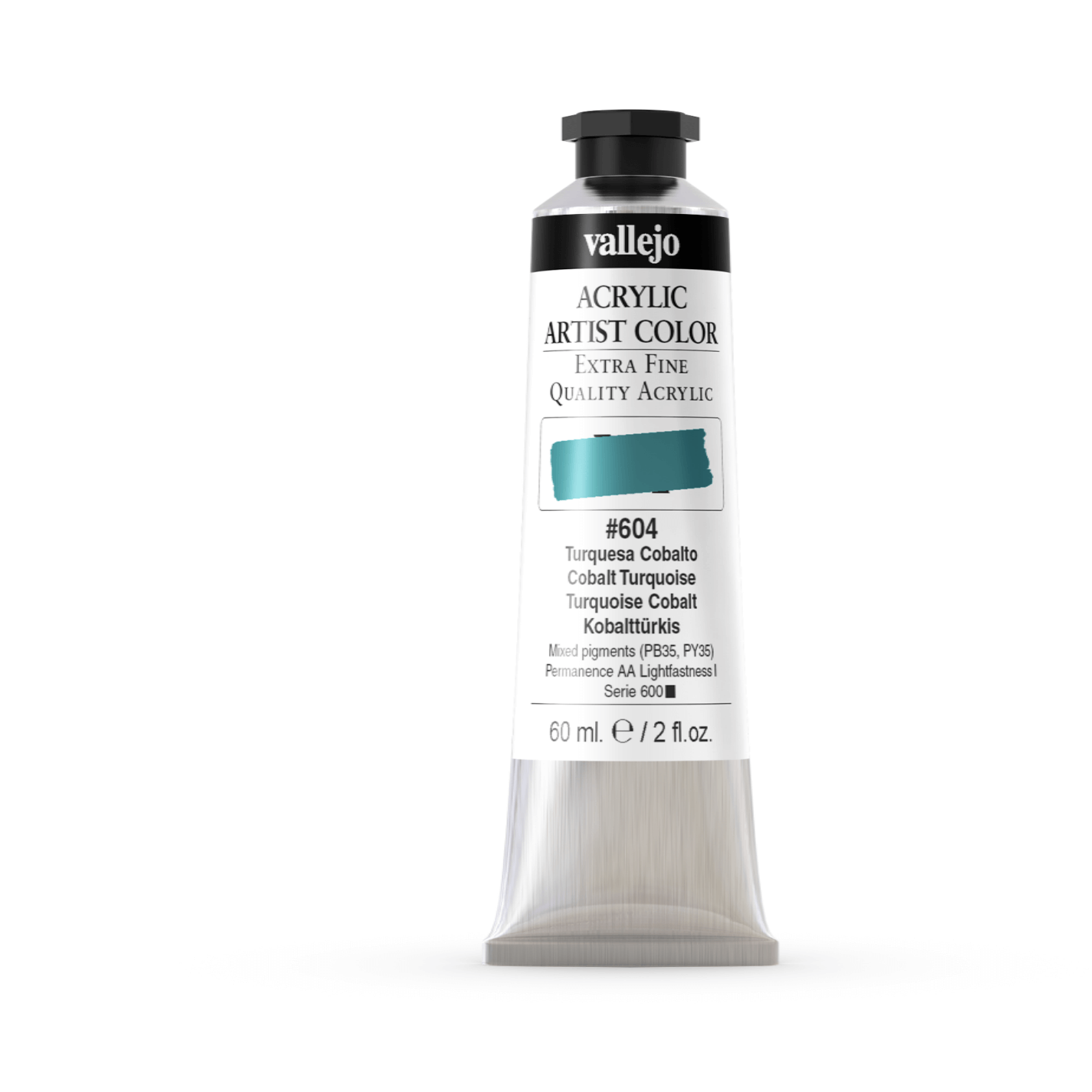 Vallejo Artist 60ml Cobalt Turquoise