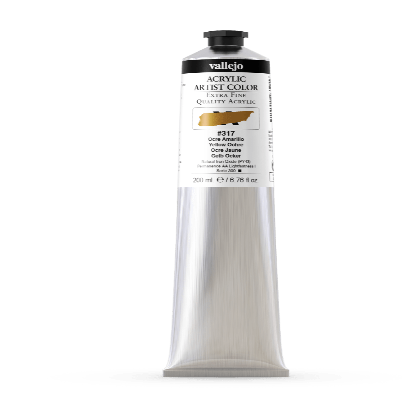 Vallejo Artist 60ml Yellow Ochre