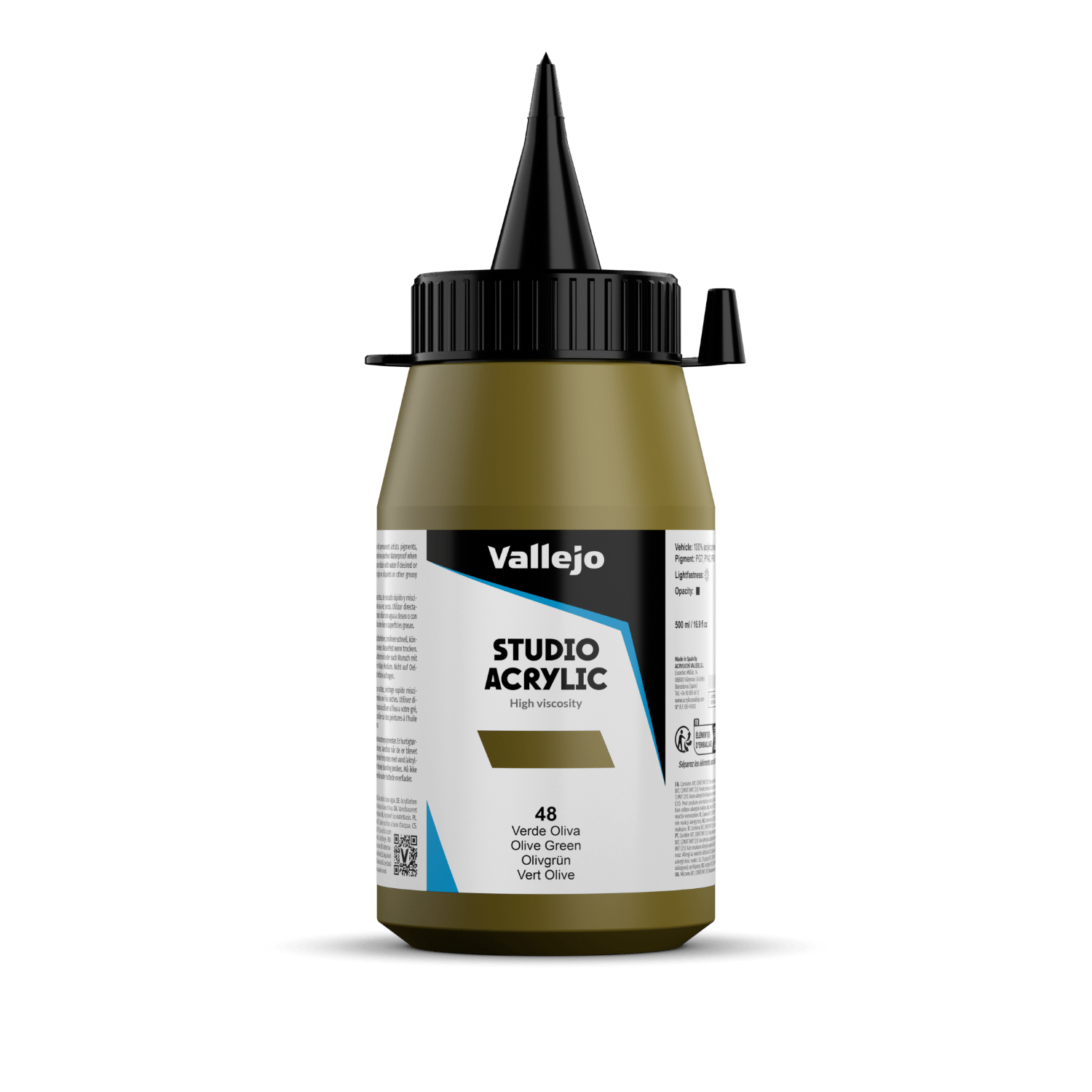 Vallejo Studio 500ml Olive Green