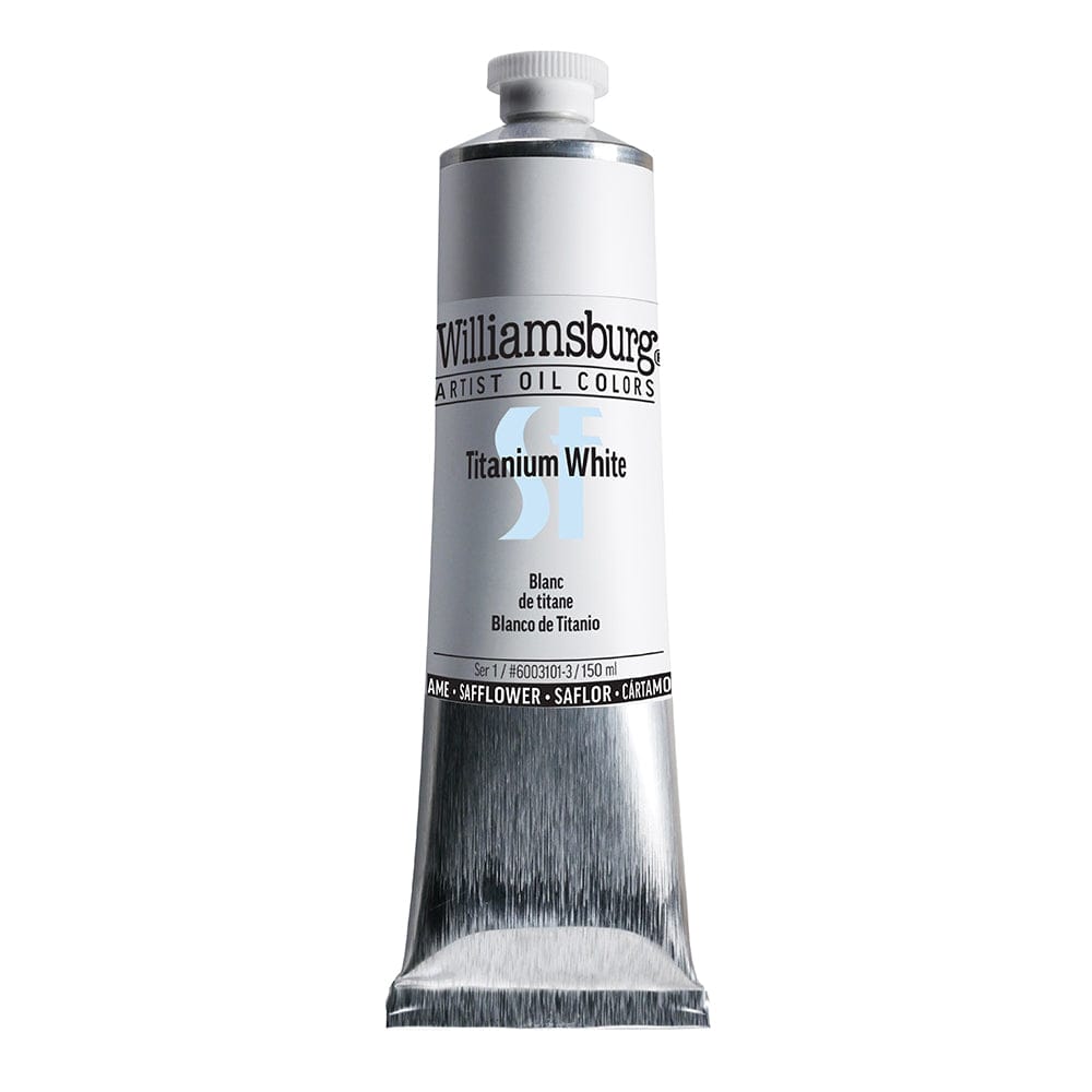 Williamsburg Oliemaling 150ml SF Titanium White