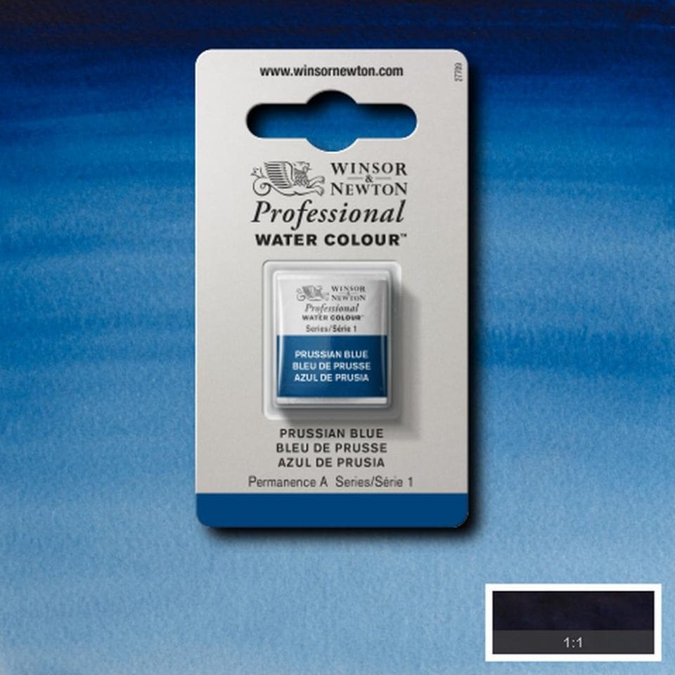 Winsor Newton 1/2 pans Prussian Blue